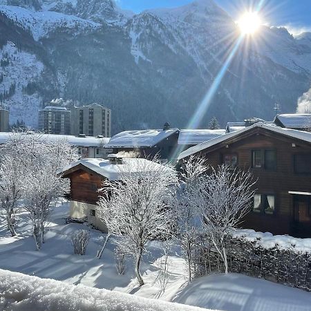 Apartament Z Widokiem Na Mt Blanc Apartman Chamonix Kültér fotó