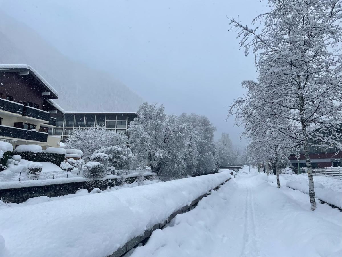 Apartament Z Widokiem Na Mt Blanc Apartman Chamonix Kültér fotó