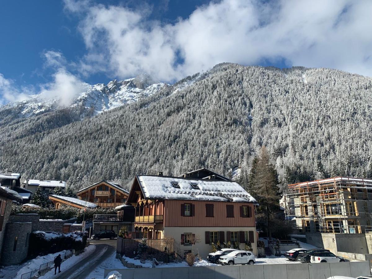 Apartament Z Widokiem Na Mt Blanc Apartman Chamonix Kültér fotó